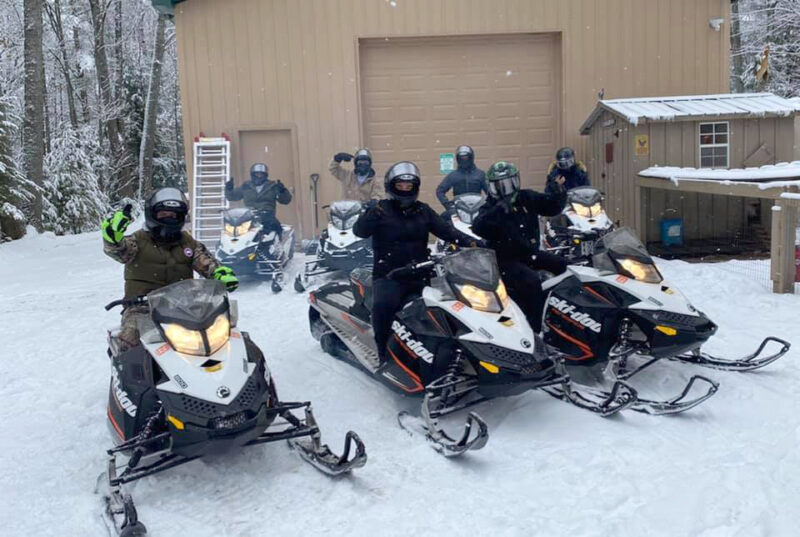 Snowmobiling in Northern Michigan